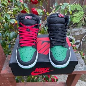 Jordan 1 Retro High Pine Green Black